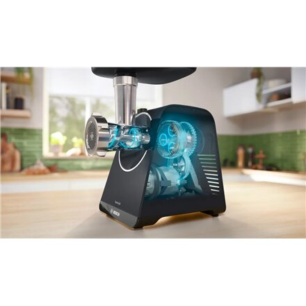 Bosch Food Mincer , MFWS430B , Black , Number of speeds 2 , Throughput (kg/min) 2.5