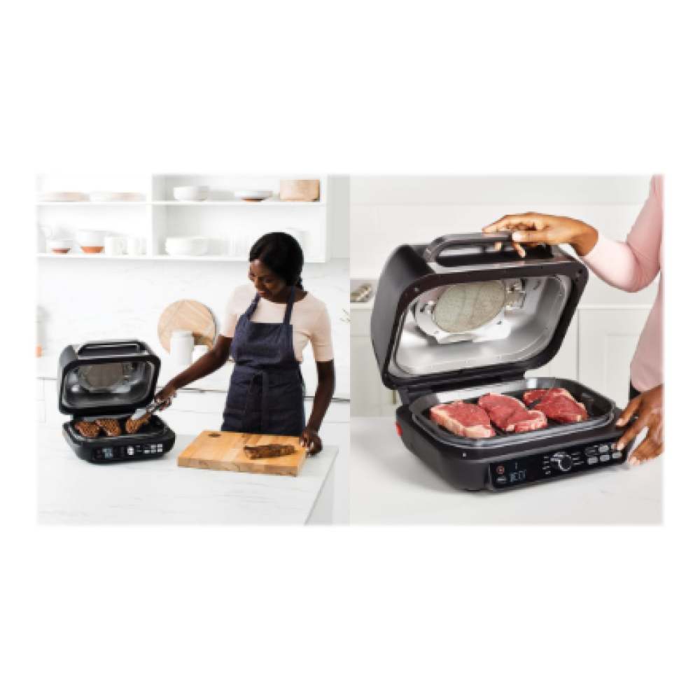 NINJA , Foodi MAX Pro Health Grill, Flat Plate and Air Fryer , AG651EU , Capacity 3.8 L , Black