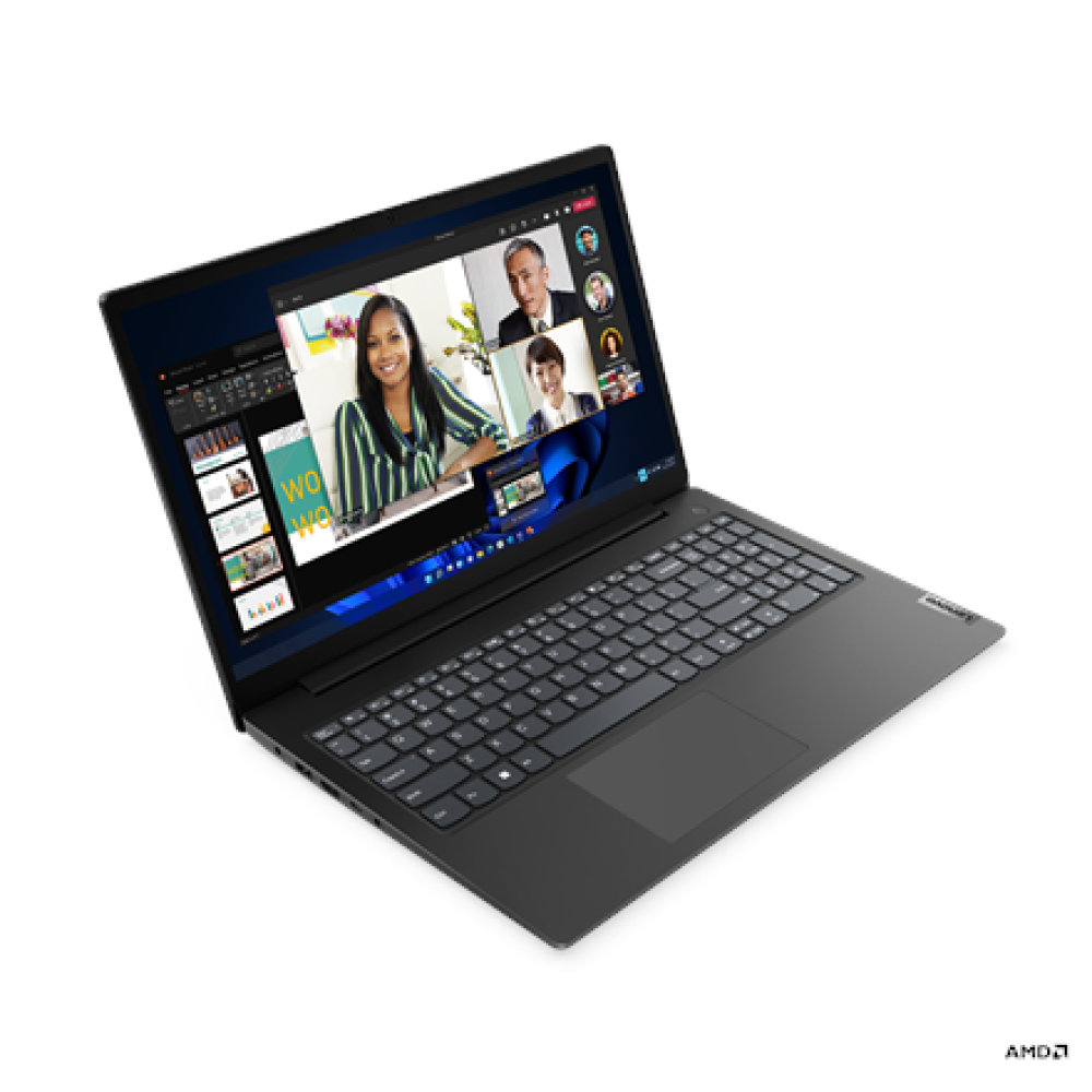 Lenovo Essential V15 G4 AMN , Black , 15.6 , TN , FHD , 1920 x 1080 pixels , Anti-glare , AMD Ryzen 3 , 7320U , 8 GB , Soldered LPDDR5 , 256 GB , AMD Radeon 610M Graphics , Windows 11 Home , 802.11ax , 5.2 , English , Warranty 24 month(s) , Battery warran