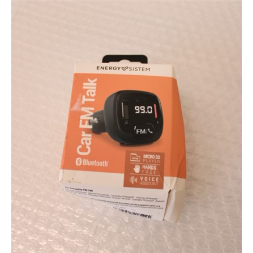 SALE OUT. Energy Sistem Car Transmitter FM Talk, DAMAGED PACKAGING , Energy Sistem DAMAGED PACKAGING