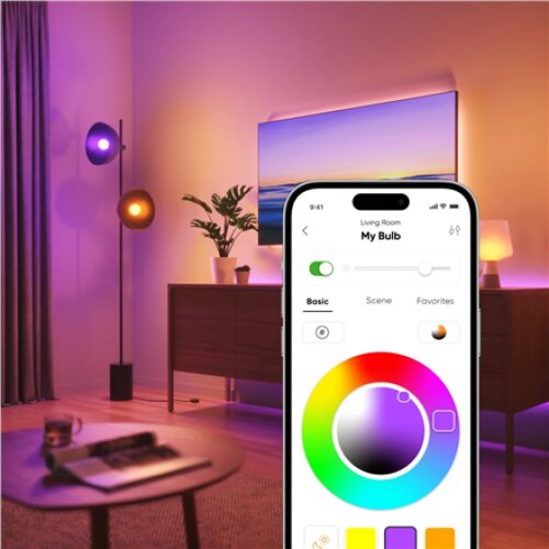 Nanoleaf Essentials Smart A60 Bulb B22 Matter 9W 806Lm RGBCW 2700-6500K, 3pcs pack Nanoleaf , Nanoleaf Essentials Smart A60 Bulb B22 Matter 9W 806Lm RGBCW 2700-6500K, 3pcs pack , B22 , 8.5 W , RGBCW , Bluetooth, Thread
