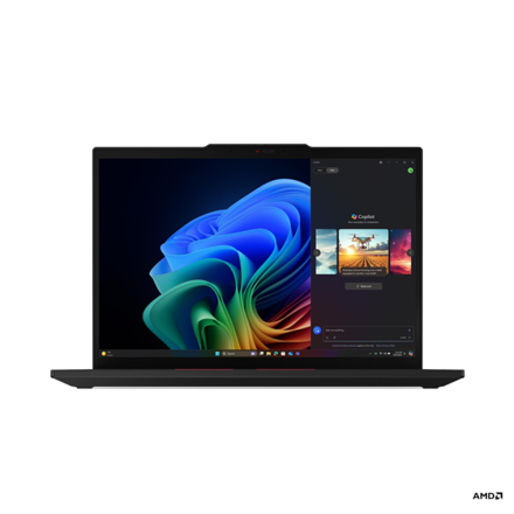 Lenovo ThinkPad T14 G6 (AMD) , Black , 14 , IPS , WUXGA , 1920 x 1200 pixels , Anti-glare , AMD Ryzen AI 7 PRO , 350 , 32 (2x16) GB , SO-DIMM DDR5 , Solid-state drive capacity 1000 GB , AMD Radeon 860M Graphics , Windows 11 Pro , 802.11be , Bluetooth vers