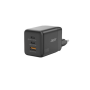 Acer , GaN charger, 2x USB-C + 1x USB-A ports
