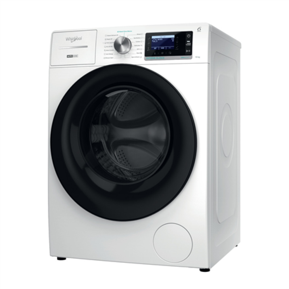 Whirlpool Washing machine , W8 09AD SILENCE EE , Energy efficiency class A , Front loading , Washing capacity 10 kg , 1400 RPM , Depth 69.9 cm , Width 67.7 cm , Display , LCD , Steam function , Direct drive , White