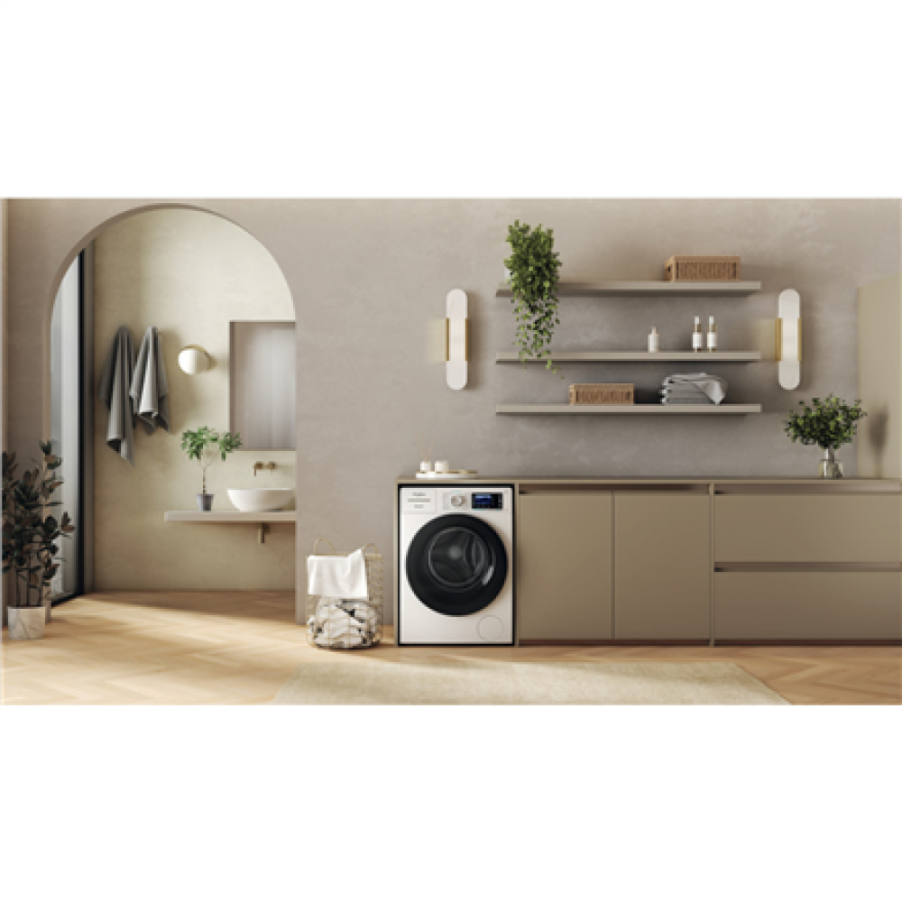 Whirlpool Washing machine , W8 09AD SILENCE EE , Energy efficiency class A , Front loading , Washing capacity 10 kg , 1400 RPM , Depth 69.9 cm , Width 67.7 cm , Display , LCD , Steam function , Direct drive , White