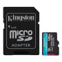 Kingston , Canvas Go! Plus , 128 GB , microSD , Flash memory class Class 10, UHS-I, U3, V30, A2