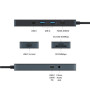 Hyper HyperDrive Flex 8 Port USB-C Hub, Black , HD4102BKGL , HDMI ports quantity 1