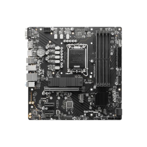 MSI , PRO B760M-P , Processor family Intel , Processor socket LGA1700 , DDR5 DIMM , Memory slots 4 , Supported hard disk drive interfaces SATA, M.2 , Number of SATA connectors 4 , Chipset Intel B760 , mATX