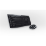 Logitech MK270 Keyboard and Mouse Set, Wireless, Mouse included, Batteries included, US, Numeric keypad, USB, Black, Silver