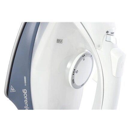 Gorenje Steam Iron , SIK2600WB , Steam Iron , 2600 W , Water tank capacity 450 ml , Continuous steam 45 g/min , Blue/Black