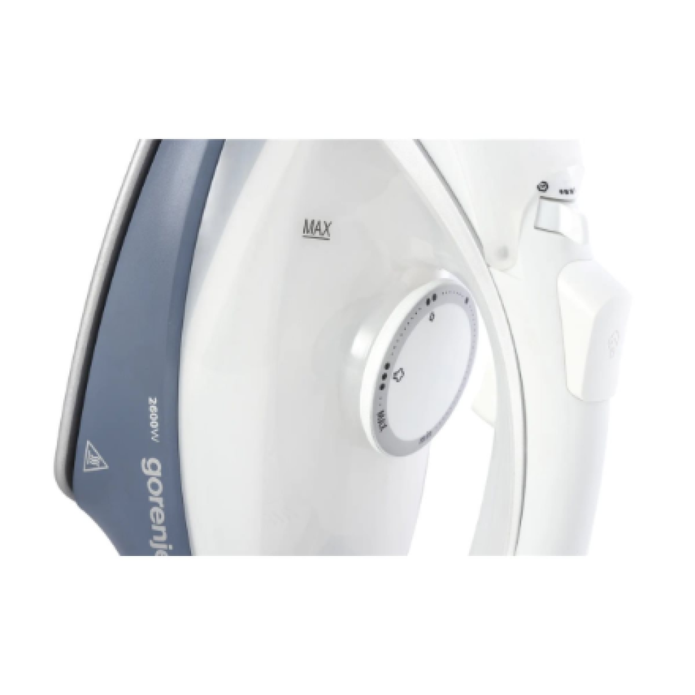 Gorenje Steam Iron , SIK2600WB , Steam Iron , 2600 W , Water tank capacity 450 ml , Continuous steam 45 g/min , Blue/Black