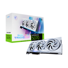 MSI GeForce RTX 5070 12G GAMING TRIO OC WHITE , NVIDIA , 12 GB , GeForce RTX 5070 , GDDR7 , HDMI ports quantity 1 , PCI Express Gen 5