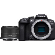 Canon , D.CAM EOS R10 RF-S 18-45 IS STM EU26 , Megapixel 24.2 MP , Image stabilizer , ISO sensitivity (max) 32000 , Wi-Fi , Video recording , Manual , CMOS , Black