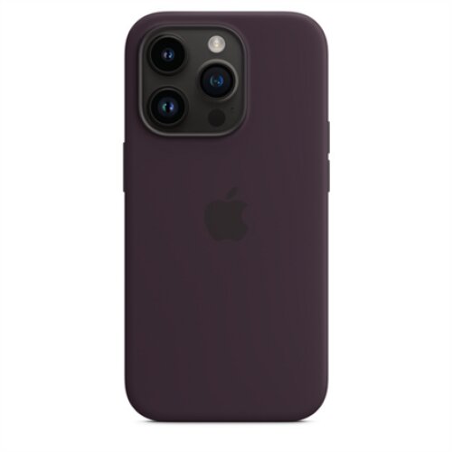 Apple 14 Pro Silicone Case with MagSafe Elderberry