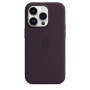 Apple 14 Pro Silicone Case with MagSafe Elderberry