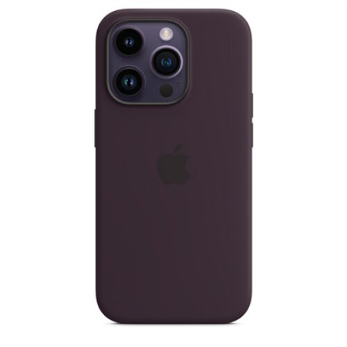 Apple 14 Pro Silicone Case with MagSafe Elderberry