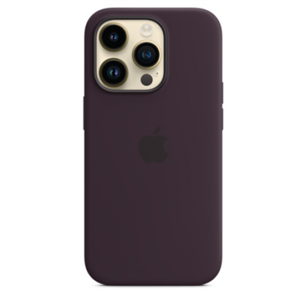 Apple 14 Pro Silicone Case with MagSafe Elderberry