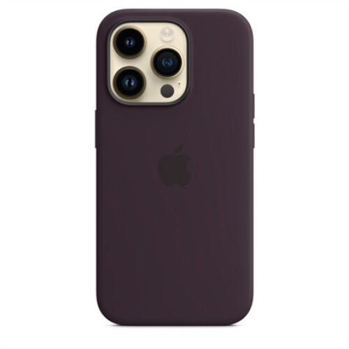 Apple 14 Pro Silicone Case with MagSafe Elderberry