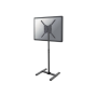 Neomounts Floor stand , NS-FS100BLACK , Height adjustment, Tilt, Rotate , 10-55 , Maximum weight (capacity) 20 kg , Black