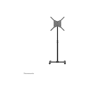 Neomounts Floor stand , NS-FS100BLACK , Height adjustment, Tilt, Rotate , 10-55 , Maximum weight (capacity) 20 kg , Black