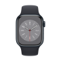 Apple Watch Series 8 MNP53EL/A 41mm, GPS (satellite), Retina LTPO OLED, Touchscreen, Heart rate monitor, Waterproof, Bluetooth, Wi-Fi, Midnight, Midnight