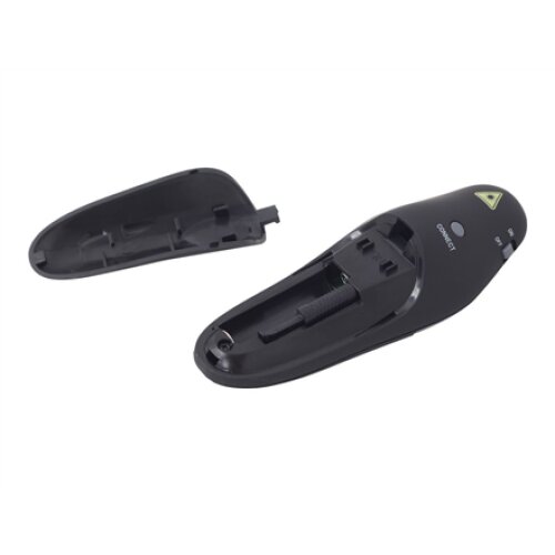 Gembird , Wireless presenter with laser pointer , WP-L-01 , Black , Depth 25 mm , Height 105 mm , Red laser pointer. 4 buttons to control most used PowerPoint presentation functions. Interface: USB. Presenter control distance: up to 10 m. , Yes , Weight 6