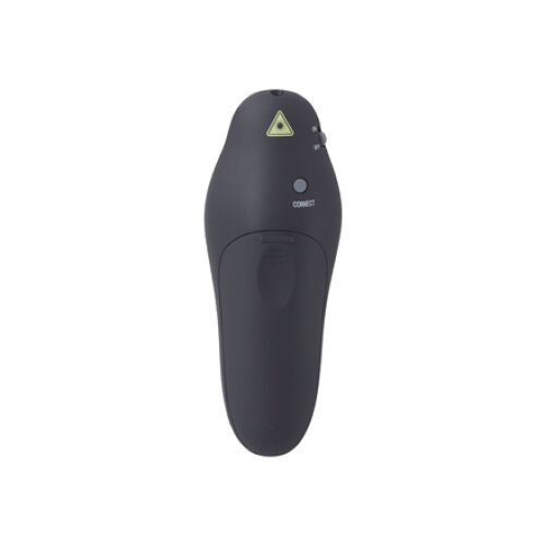 Gembird , Wireless presenter with laser pointer , WP-L-01 , Black , Depth 25 mm , Height 105 mm , Red laser pointer. 4 buttons to control most used PowerPoint presentation functions. Interface: USB. Presenter control distance: up to 10 m. , Yes , Weight 6