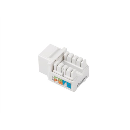 Lanberg , Keystone Module RJ45 to LSA CAT.5E, UTP , KSU5-1090 , White