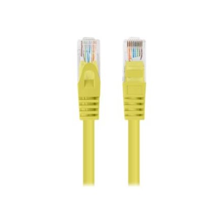 Lanberg Patchcord CAT.5E UTP 1M fluke passed 10-pack, Yellow , PCU5-20CC-0100-Y