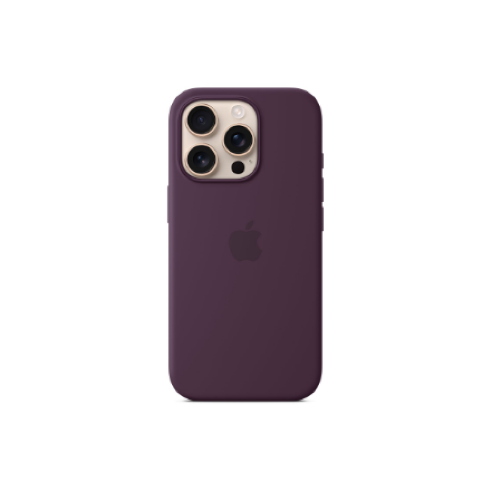 Apple Case with MagSafe , Apple , iPhone 16 Pro , Silicone , Plum