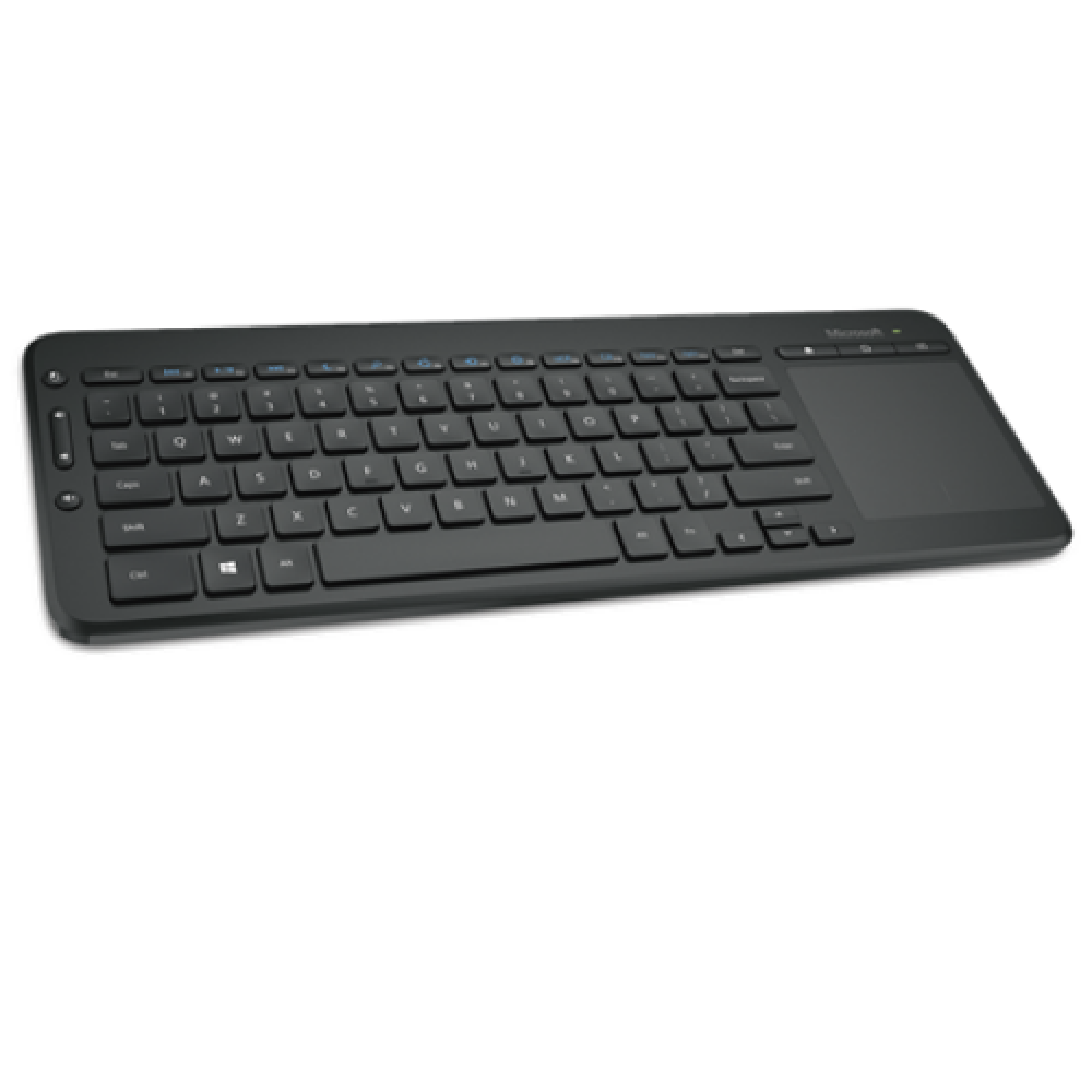 Microsoft N9Z-00009 All-in-One Media Keyboard Multimedia Wireless Batteries included NORD Black 434 g