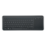 Microsoft N9Z-00009 All-in-One Media Keyboard Multimedia Wireless Batteries included NORD Black 434 g