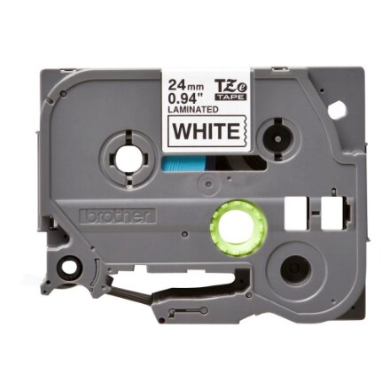 Brother , TZ-251 Laminated Tape , Black on White , TZe , 8 m , 2.4 cm