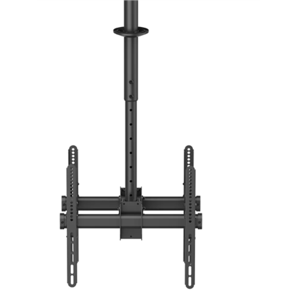 Neomounts NM-C440DBLACK Dual monitor/TV mount ceiling , Adjustable Height, Rotate, Tilt, Swivel , 32-60 , Maximum weight (capacity) 45 kg , Black