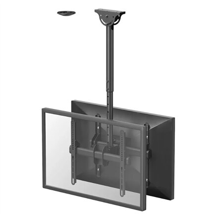 Neomounts NM-C440DBLACK Dual monitor/TV mount ceiling , Adjustable Height, Rotate, Tilt, Swivel , 32-60 , Maximum weight (capacity) 45 kg , Black