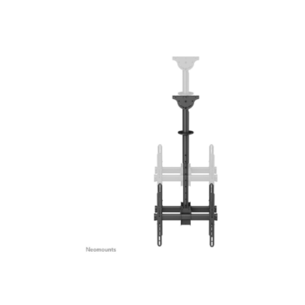 Neomounts NM-C440DBLACK Dual monitor/TV mount ceiling , Adjustable Height, Rotate, Tilt, Swivel , 32-60 , Maximum weight (capacity) 45 kg , Black