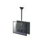 Neomounts NM-C440DBLACK Dual monitor/TV mount ceiling , Adjustable Height, Rotate, Tilt, Swivel , 32-60 , Maximum weight (capacity) 45 kg , Black