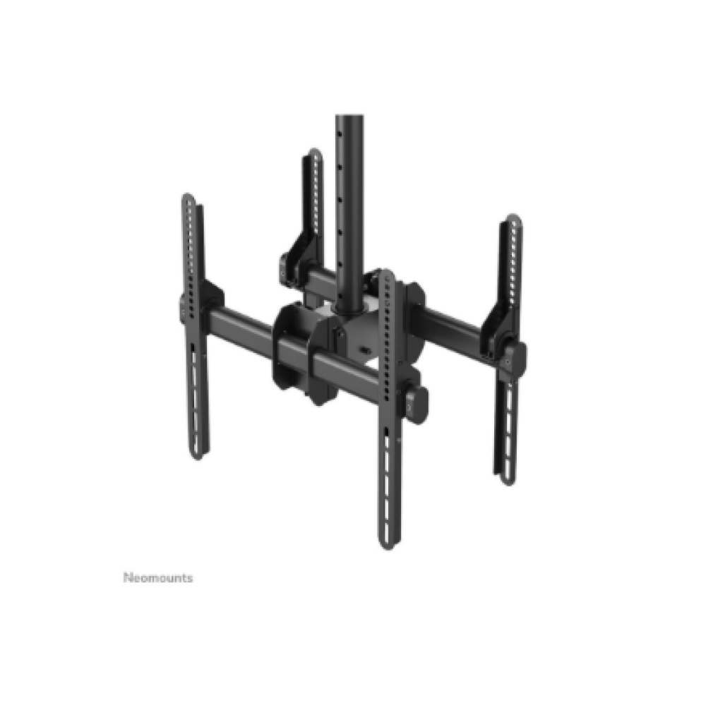 Neomounts NM-C440DBLACK Dual monitor/TV mount ceiling , Adjustable Height, Rotate, Tilt, Swivel , 32-60 , Maximum weight (capacity) 45 kg , Black