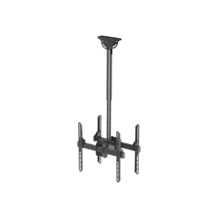 Neomounts NM-C440DBLACK Dual monitor/TV mount ceiling , Adjustable Height, Rotate, Tilt, Swivel , 32-60 , Maximum weight (capacity) 45 kg , Black