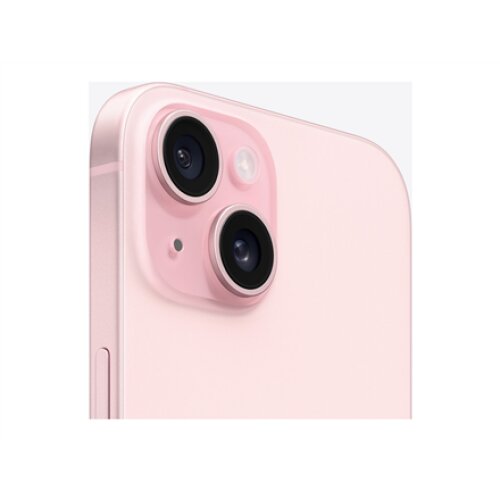 Apple , iPhone 15 , Pink , 6.1 , Super Retina XDR display , 2556 x 1179 pixels , A16 Bionic , Internal RAM 6 GB , 512 GB , Dual SIM , Nano-SIM and eSIM , 4G , 5G , Main camera resolution 48+12 MP , Secondary camera resolution 12 MP , iOS