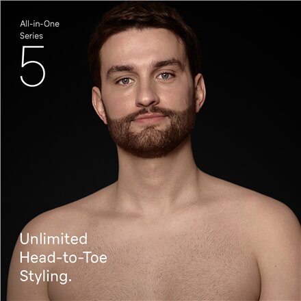 Braun 7-in-1 Grooming Kit , All-in-One Kit Series 5 AIO5520 , Cordless , Number of length steps 14 , Black