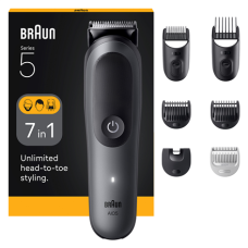 Braun 7-in-1 Grooming Kit , All-in-One Kit Series 5 AIO5520 , Cordless , Number of length steps 14 , Black Braun 7-in-1 Grooming Kit , All-in-One Kit Series 5 AIO5520 , Cordless , Number of length steps 14 , Black