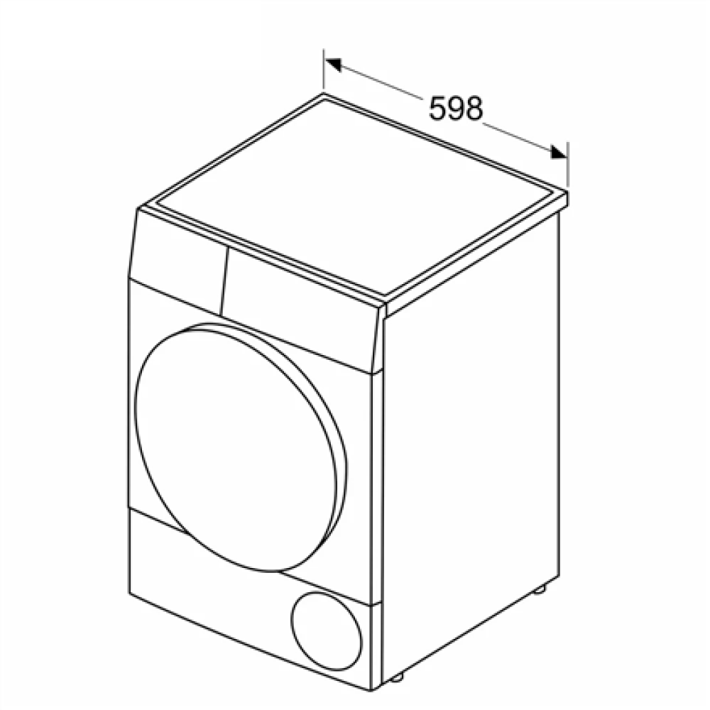 Bosch Dryer Machine with Heat Pump , WQG245DXSN , Energy efficiency class A+++ , Front loading , 9 kg , Condensation , LCD , Depth 61.3 cm , Grey