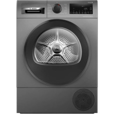 Bosch Dryer Machine with Heat Pump , WQG245DXSN , Energy efficiency class Class C , Front loading , 9 kg , Condensation , LCD , Depth 61.3 cm , Grey Bosch Dryer Machine with Heat Pump , WQG245DXSN , Energy efficiency class Class C , Front loading , 9 kg , Condensation , LCD , Depth 61.3 cm , Grey