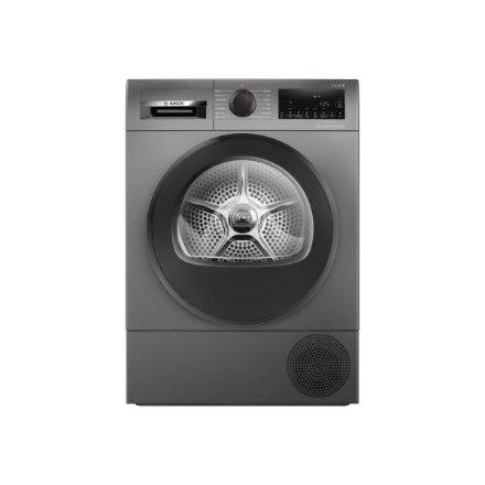 Bosch Dryer Machine with Heat Pump , WQG245DXSN , Energy efficiency class Class C , Front loading , 9 kg , Condensation , LCD , Depth 61.3 cm , Grey