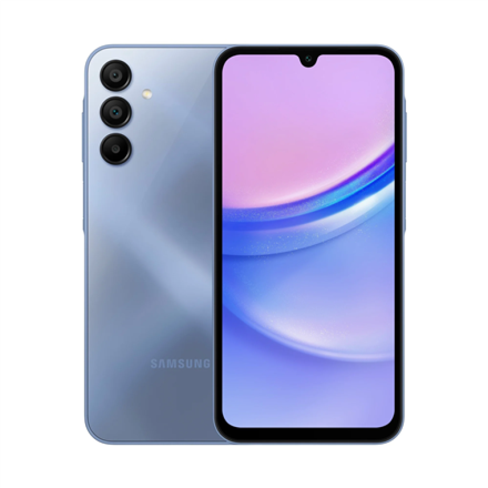 Samsung , Galaxy , A15 , Blue , 6.5 , Super AMOLED , 1080 x 2340 pixels , Mediatek , Helio G99 (6 nm) , Internal RAM 8 GB , 256 GB , Dual SIM , 4G , Main camera resolution 50+5+2 MP , Android , 14 , 5000 mAh