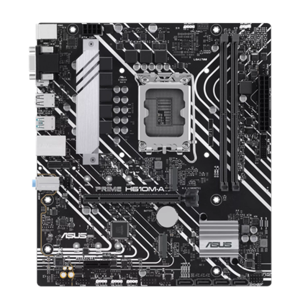 Asus PRIME H610M-A R2.0 , Processor family Intel , Processor socket LGA1700 , Supported hard disk drive interfaces M.2, SATA , Number of SATA connectors 4