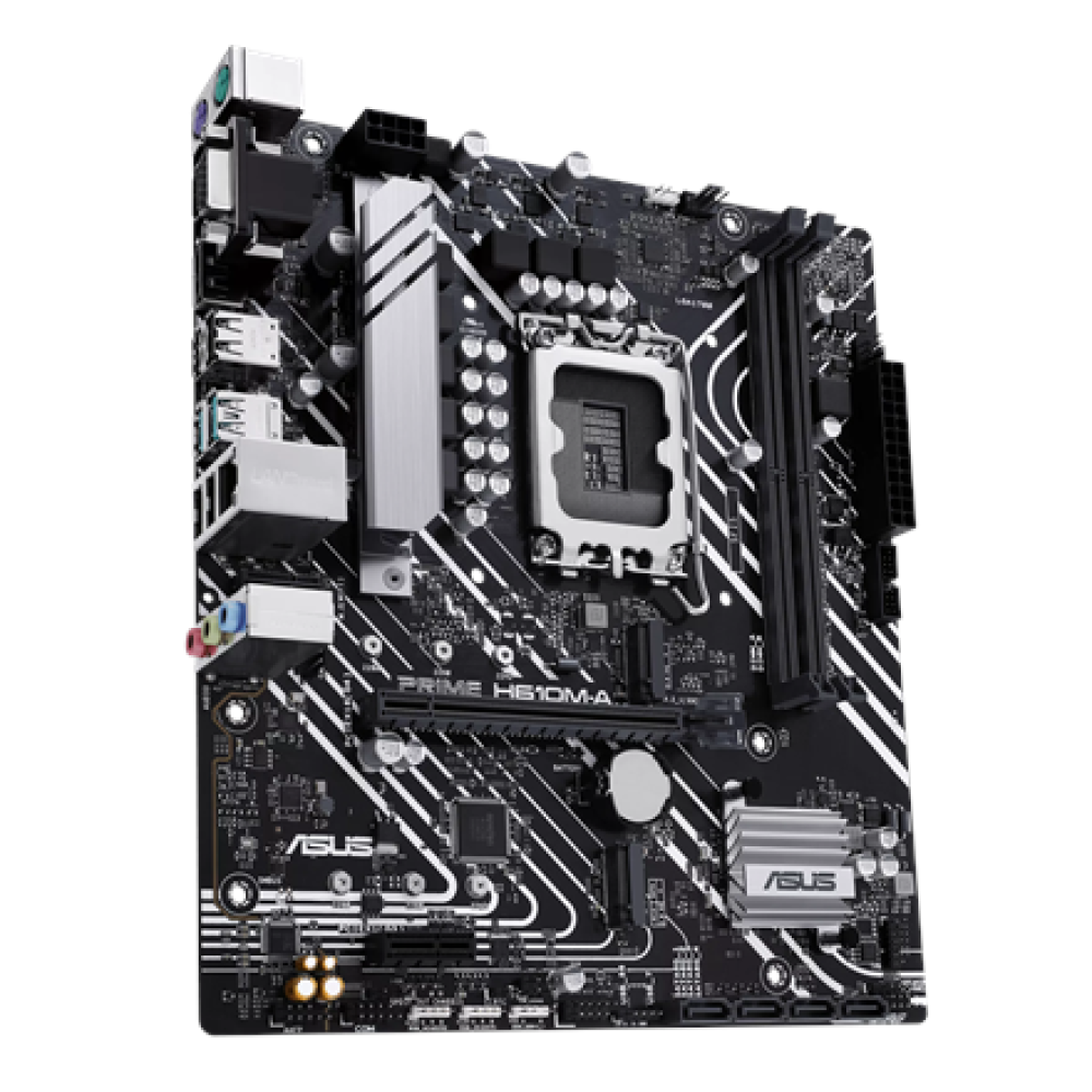 Asus PRIME H610M-A R2.0 , Processor family Intel , Processor socket LGA1700 , Supported hard disk drive interfaces M.2, SATA , Number of SATA connectors 4