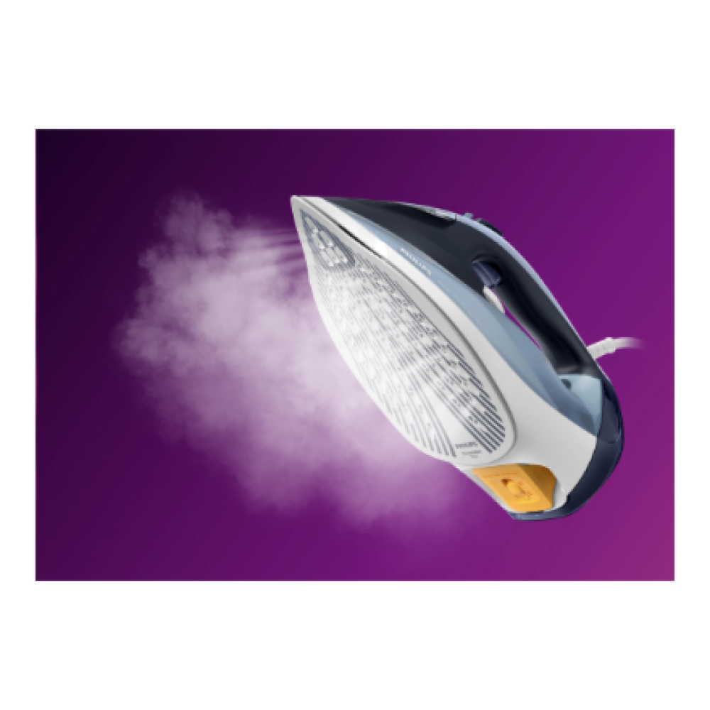 Philips Steam Iron , DST7020/20 , Steam Iron , 2800 W , Water tank capacity 300 ml , Continuous steam 50 g/min , Steam boost performance 250 g/min , Blue