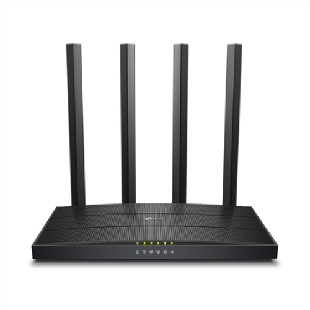 TP-LINK AC1200 Wireless Gigabit Router Archer C6U 802.11ac 300+867 Mbit/s 10/100/1000 Mbit/s Ethernet LAN (RJ-45) ports 4 Mesh Support No MU-MiMO Yes No mobile broadband Antenna type External 1× USB 2.0